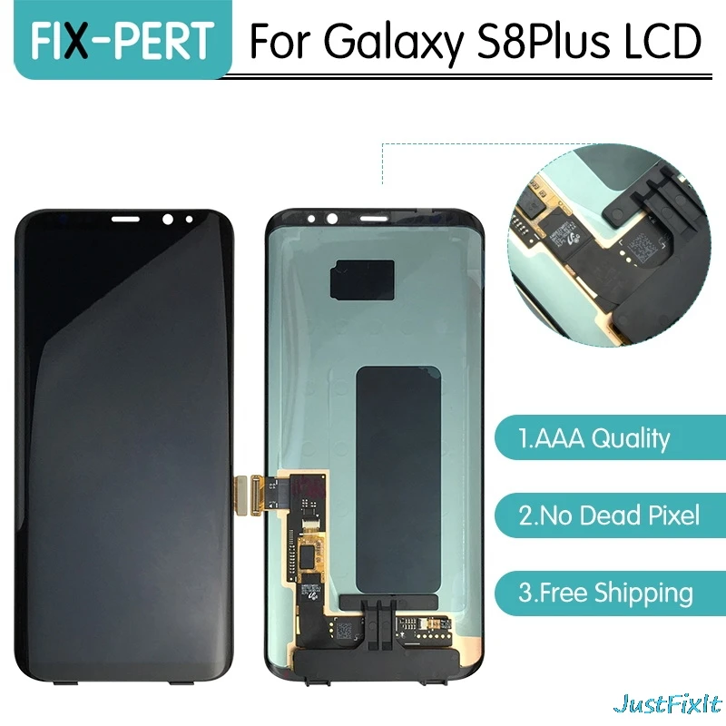 Качественный Оригинальный Для Samsung S8 G950F Plus G955F ЖК дисплей сенсорный дигитайзер в