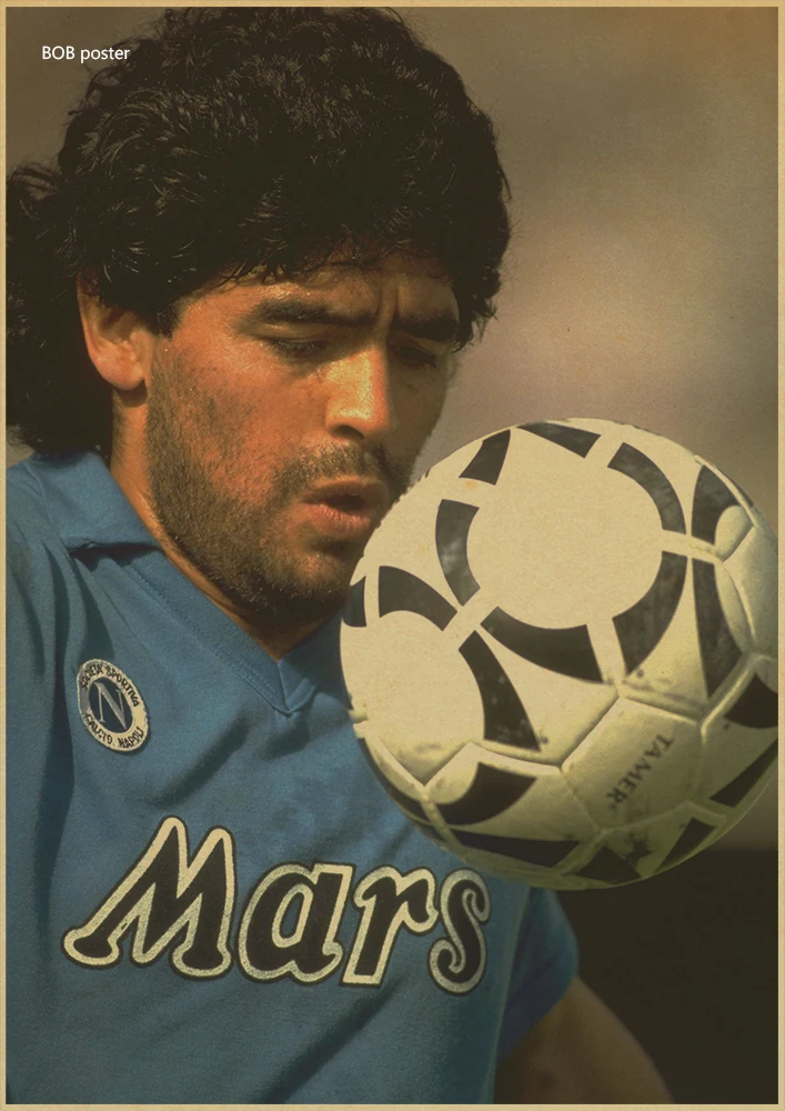 P081 Diego Armando Maradona настенные плакаты Футбольная звезда крафт-бумага Ретро плакат домашний декор Дом Бар Паб гостиная ВИНТАЖНЫЙ ПЛАКАТ - Цвет: P081