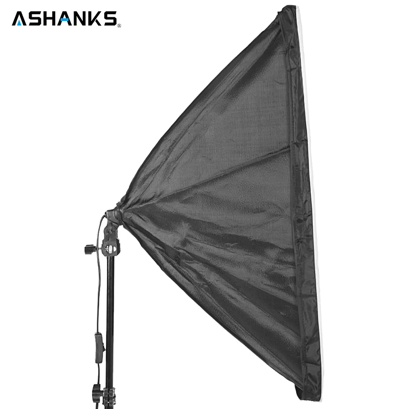 ASHNAKS Фотостудия софтбокс фотографическое оборудование Палатки 50x70 см с одним держателем лампы для фотосъемки E27 непрерывное освещение