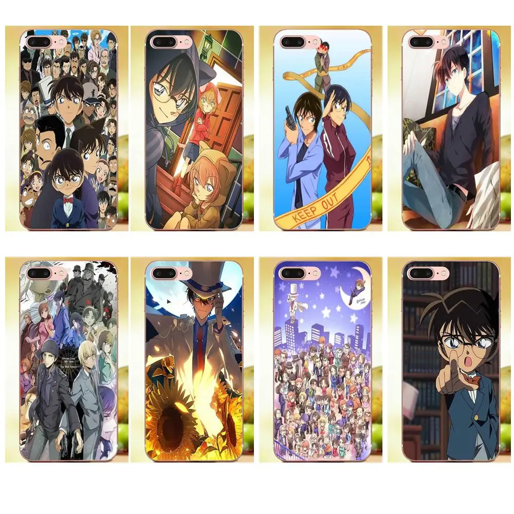 Мягкий пользовательский телефон знаменитый аниме Detective Conan для Xiaomi Redmi Note 2 3 3S 4 4A 4X