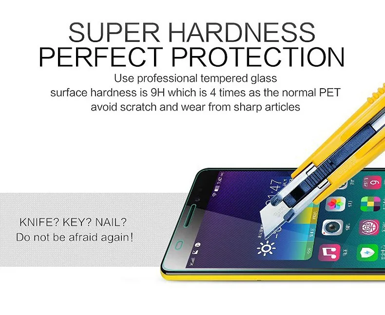 Защитная пленка для экрана из закаленного стекла для lenovo A7000 9 H, Защитная пленка для K3 Note A 7000 Dual Sim Plus pelicula de vidro