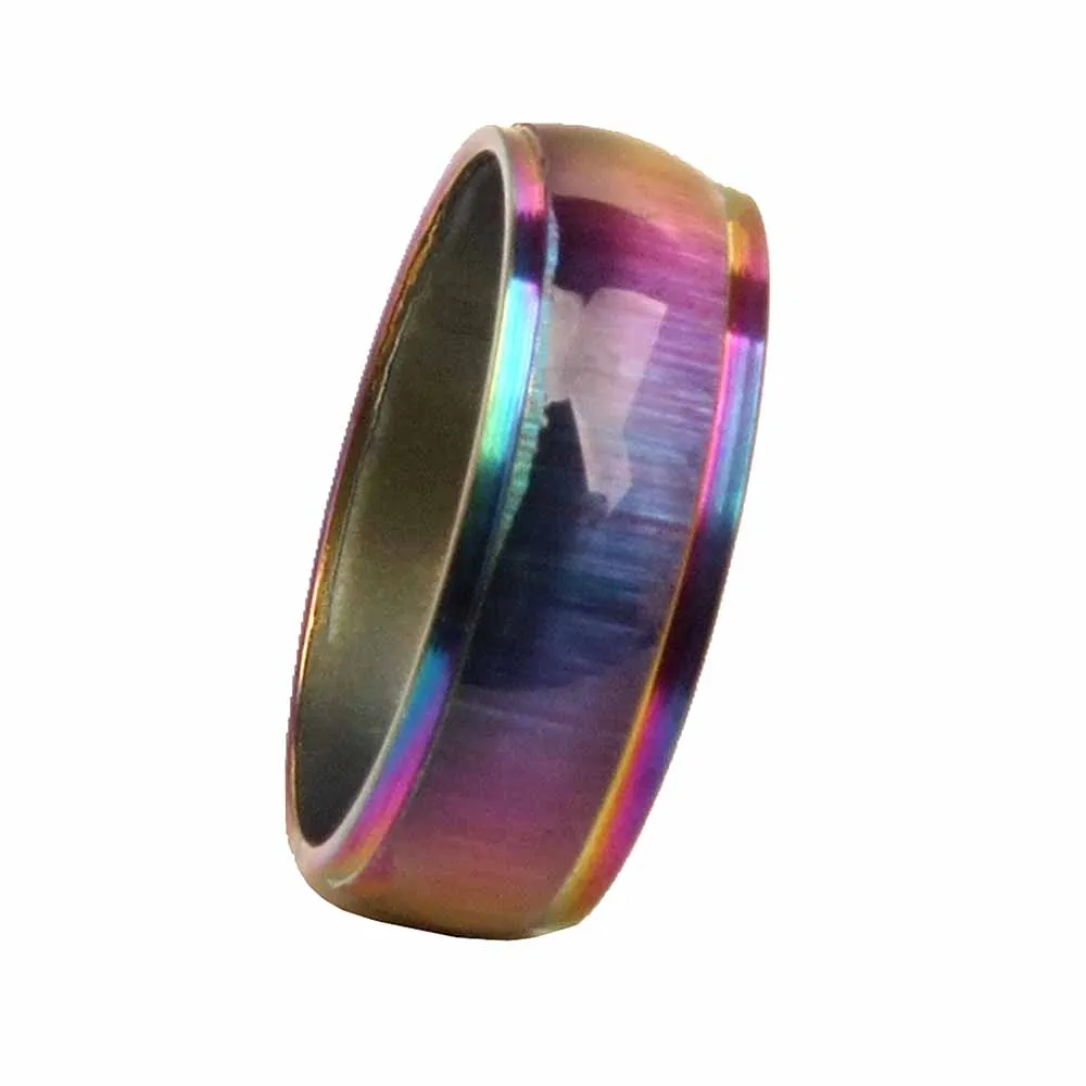 Stainless Steel Colorful Ring Boutique Men And Women | Украшения и аксессуары