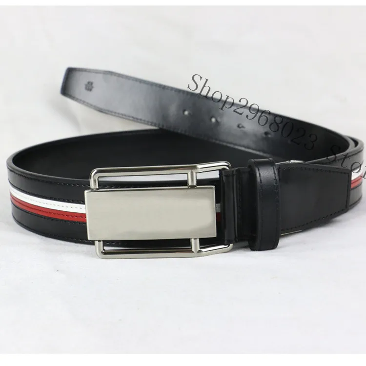 2017 мужская Т. И. Гольф Пояса Коускин Натуральная Кожа Регулируемая Контрастность