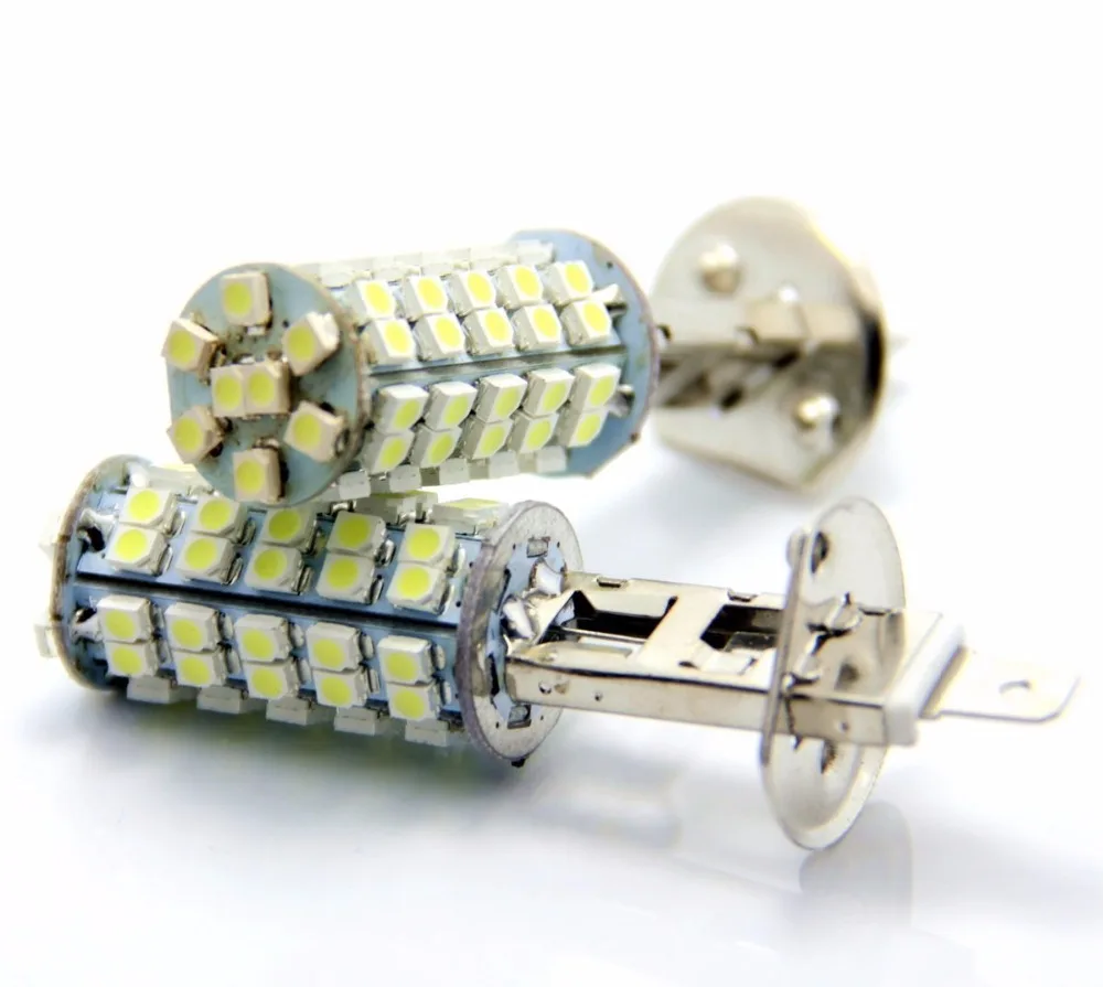 Par De Lampada H1 Led 68 Smd - Farolete светильники Super Branca Frete Gratis Anx Leds Nevoeiro |