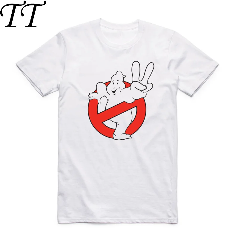 Футболка мужская женская с принтом привидений летняя повседневная круглым