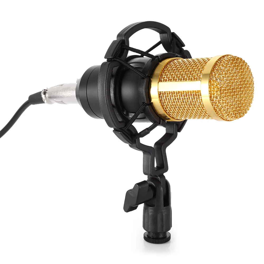 LEIHAO BM 800 профессиональный конденсаторный микрофон Studio вещания Запись|Микрофоны| |