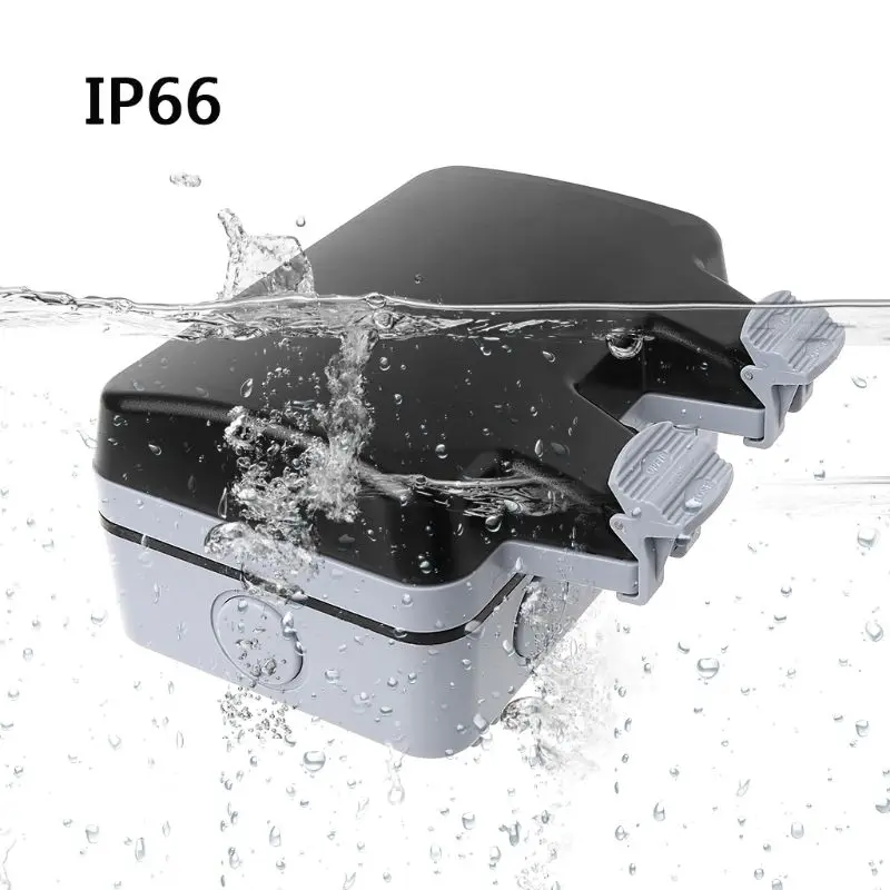 Наружная настенная розетка стандарта ЕС IP66 защита от погоды и пыли 220-250 В |