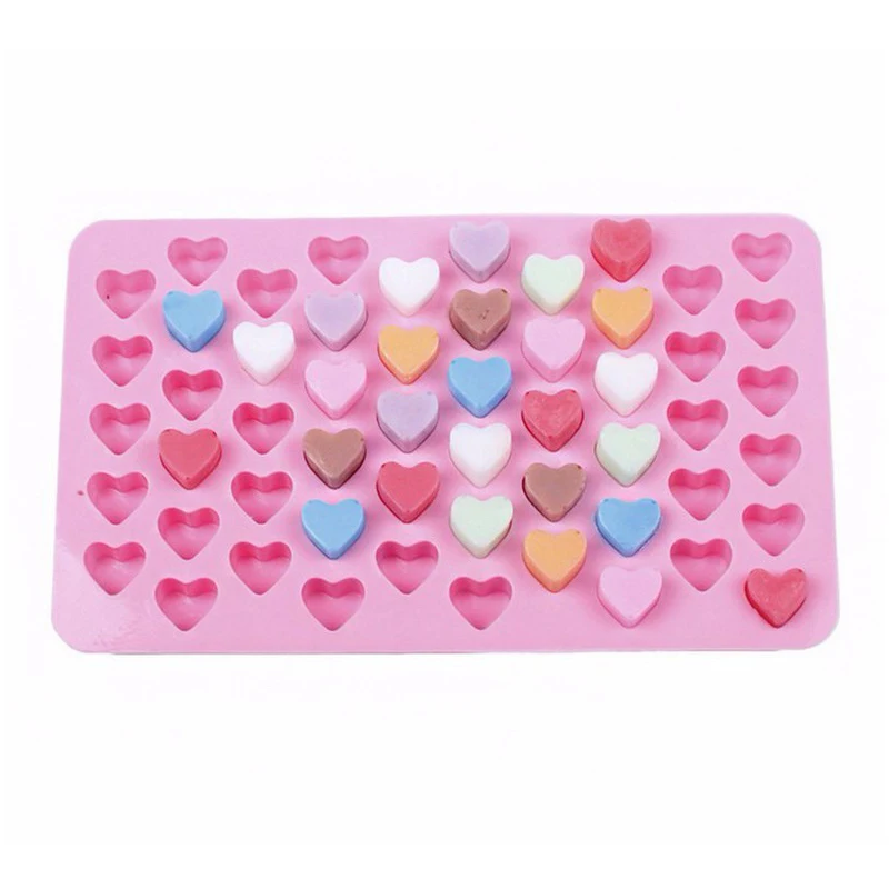 ДЕНЬ ВЕСЕЛО 2016 Новый Год Симпатичные 55 Клеток Сердца Стиль силиконовые