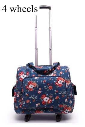 Women Luggage Suitcase On Wheels Travel Trolley Luggage Bag 20 Inch Wheeled Bags Laptop Business Travel Trolley Spinner Suitcase