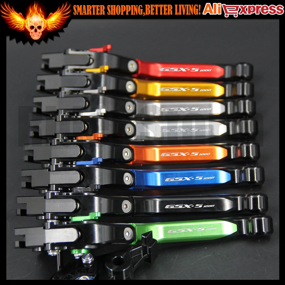 

CNC Folding Extendable Motorcycle Adjustable Brake Clutch Levers For Suzuki GSXS1000 GSX-S1000/F/ABS 2015-2016 15 16
