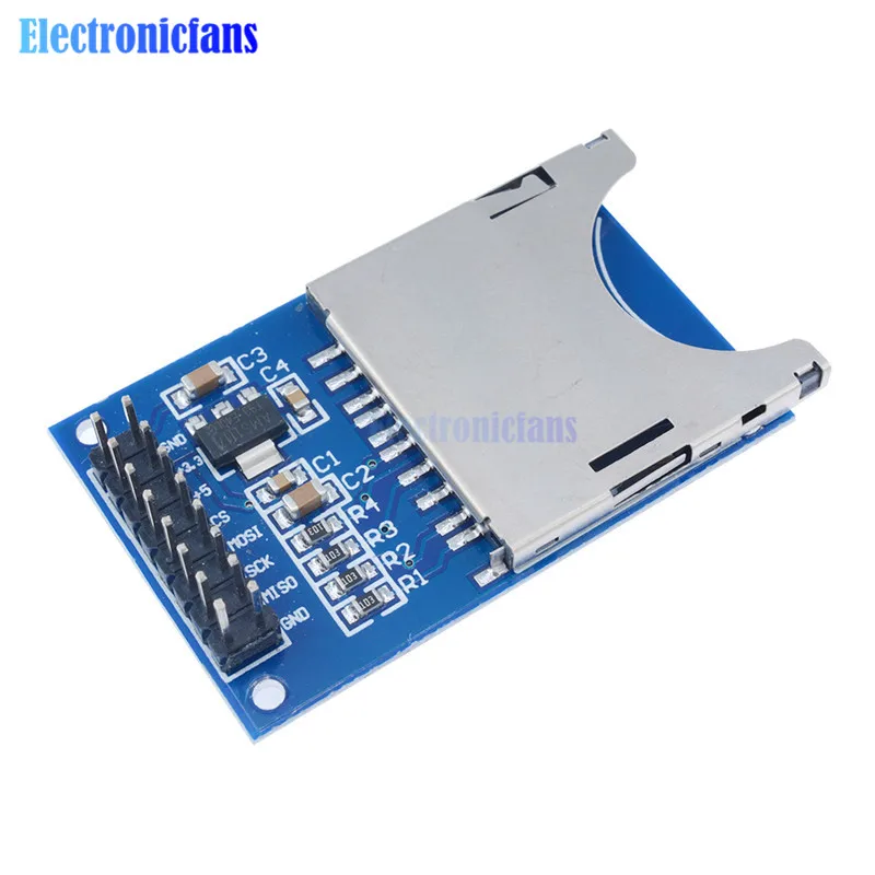 Модуль чтения и записи для Arduino 2 шт. слот модуля sd карты считыватель сокетов ARM MCU|sd