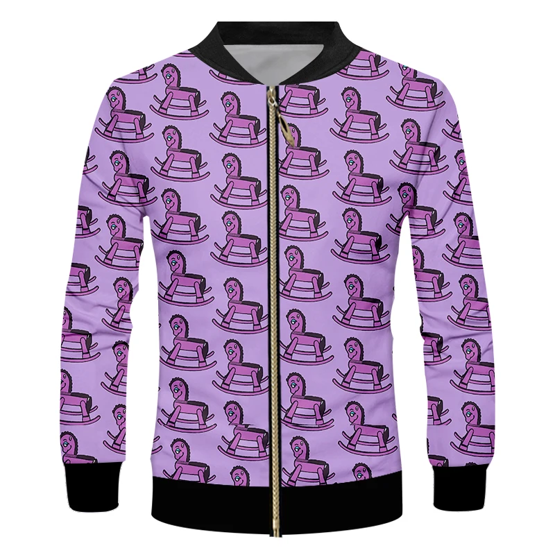 CJLM горячая распродажа мужская куртка на молнии оптовая продажа 3D полная печать