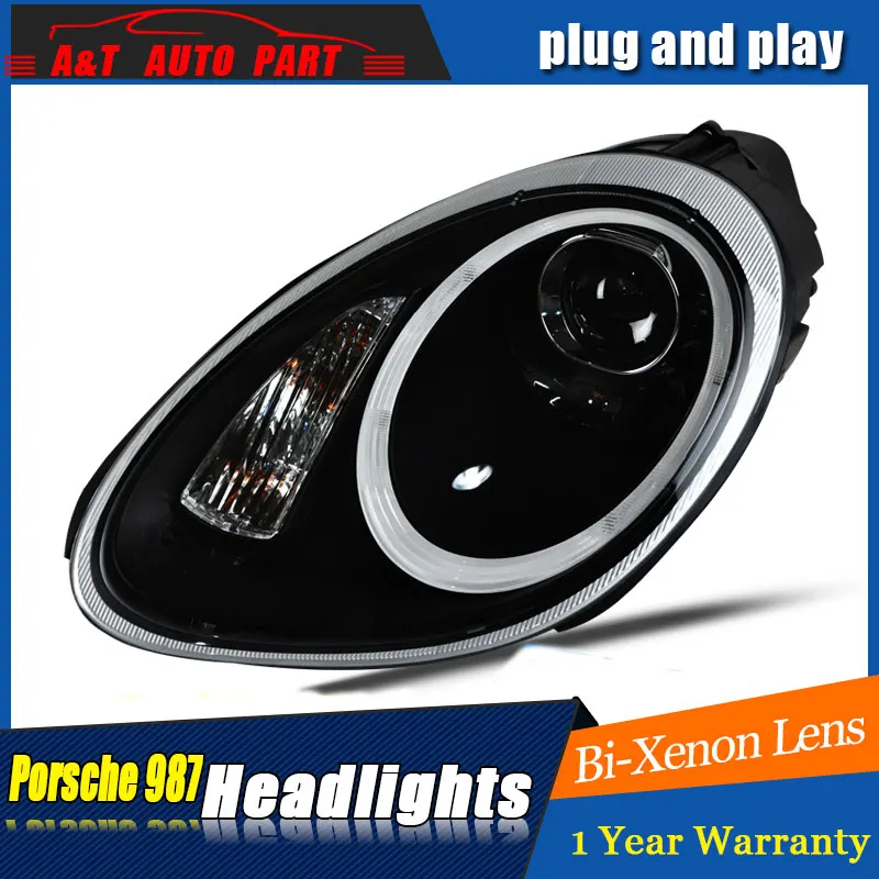 Автоматическое освещение Стиль светодиодный налобный фонарь для Porsche 987 фары