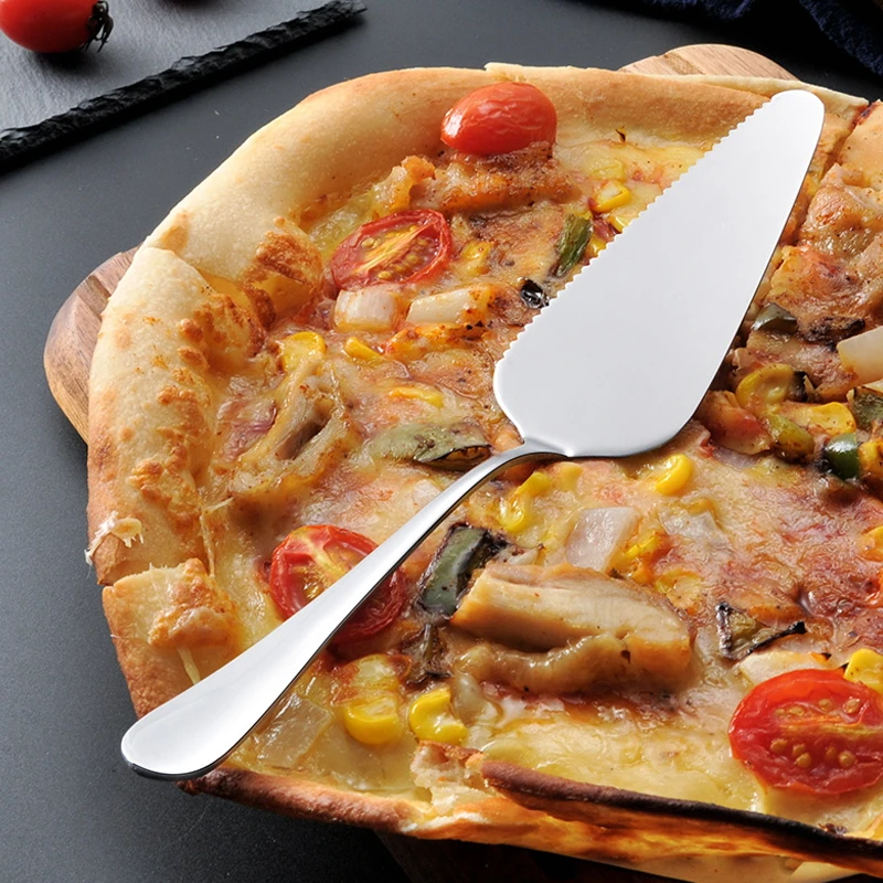 Нержавеющая сталь Server шпатель для украшения торта запеченные пиццы нож Западной