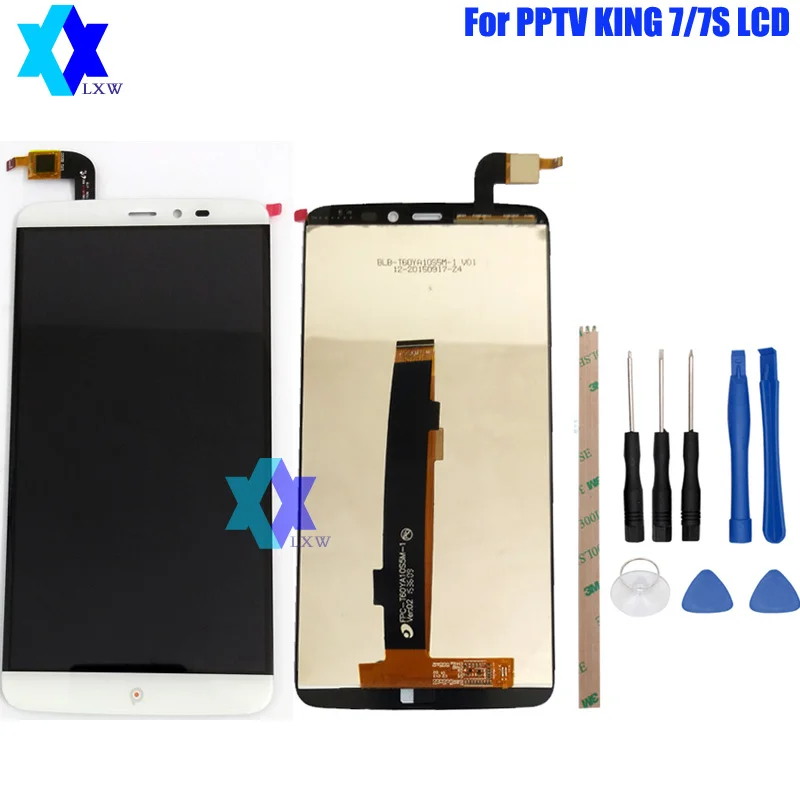 Для оригинальный PPTV King 7/7 s ЖК дисплей Дисплей + Сенсорный экран Панель цифровой