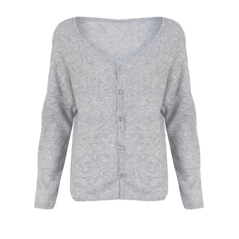 Women Fashion Knitted Sweater Knitwear Outwear Cardigan Coat Jacket Jumpers Casual V-Neck Crochet Female Tops |
