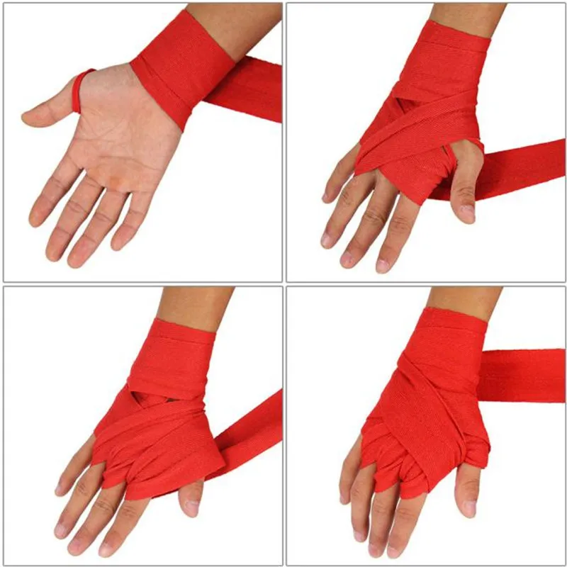 SUTEN 1 пара ширина 5 см длина 2 м хлопок боксерский бандаж Sanda Handwrap Z510 | Спорт и