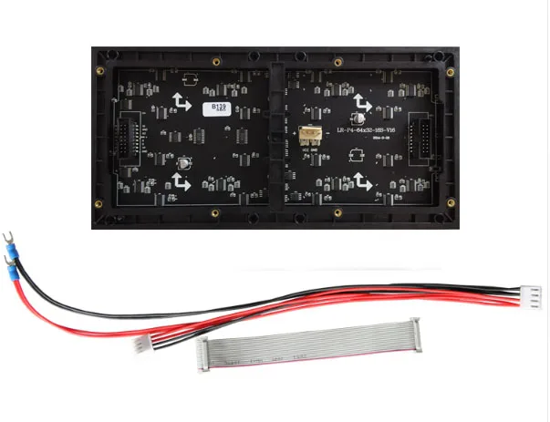 AliExpress Самая низкая цена, такое же качество, 3в1 светодиодный модуль P4 RGB светодиодный модуль матрицы