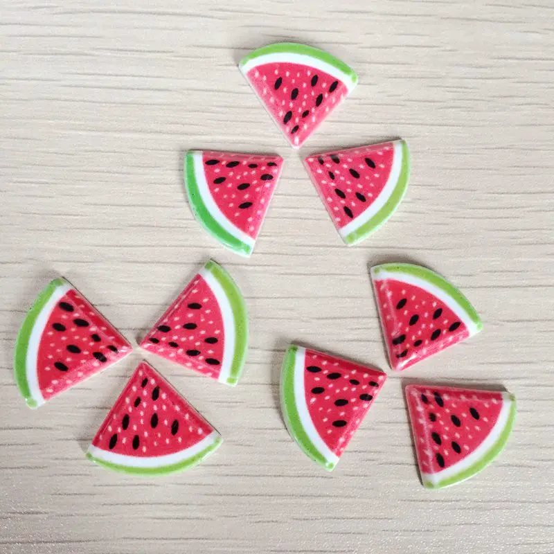 DIY20pieces lovely watermelon telephone flat resin crafts rhinestone buttons scrapbook Jewelry accessories-A738 | Дом и сад