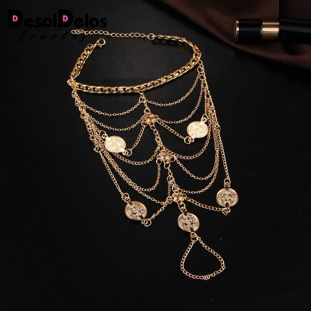 2019 Новый Модный летний сексуальный серебряный браслет с кисточками для женщин