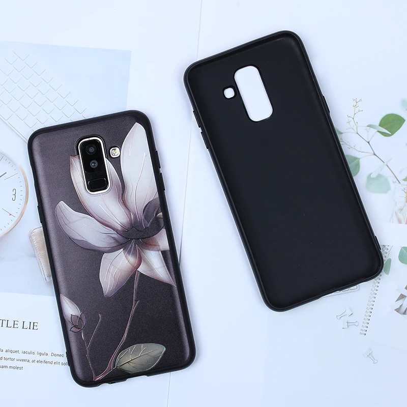 Case For Samsung Galaxy A5 2017 A7 A3 J2 Pro J3 J5 J7 2016 A6 Plus J6 2018 S7 Edge S8 S9 Relief Silicone Cases |
