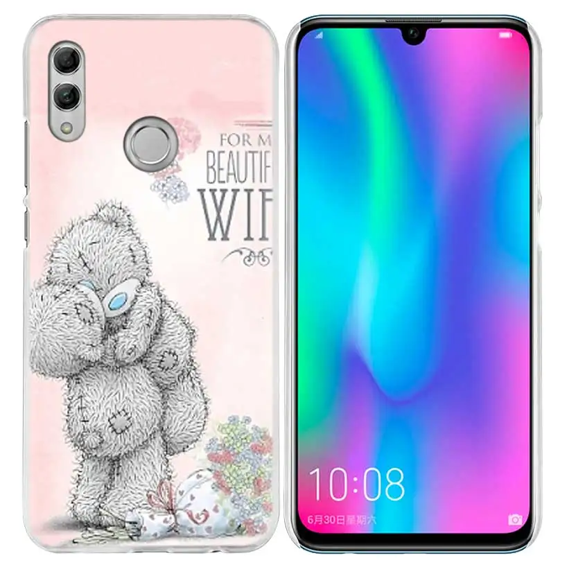 Teddy Me To You Bear чехол для huawei Honor 8X Y9 9 10 Lite Play 7C 8C 8S 8A фотоаппаратов моментальной печати 7S 7A Pro V20 20i Y6 Y7 Y5 жесткий чехол из ПК для телефона