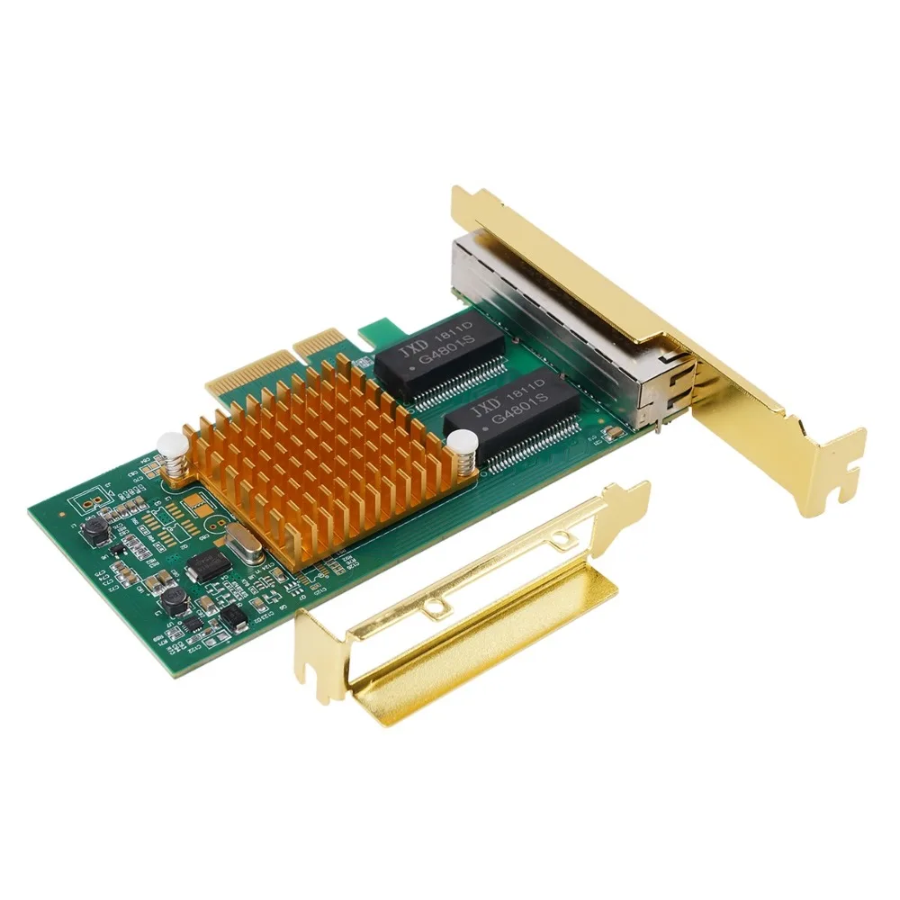 Карта расширения ORICO PCI E с 4 портами для RJ45 Express высокоскоростная e PCIe компонентов