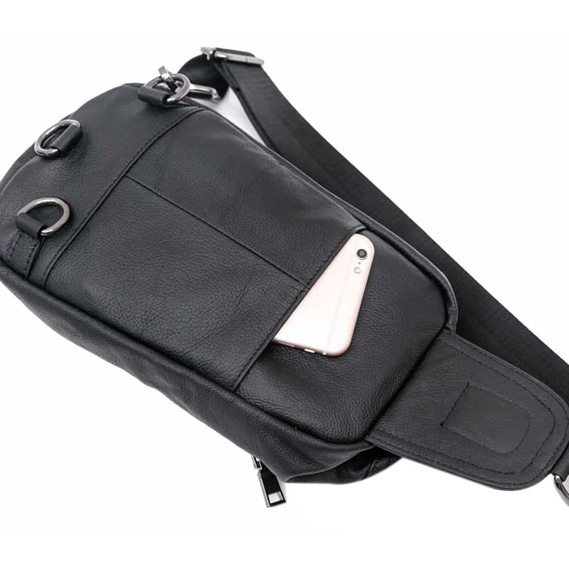 FGGS BULLCAPTAIN Men's Shoulder Bags Fashion Genuine leather Crossbody Male casual messenger bag sling chest | Багаж и сумки