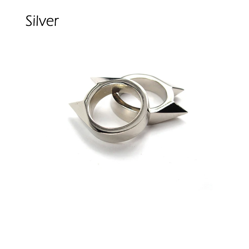 2 шт./пакет открытый Нержавеющая сталь с украшением в виде кошачьих ушек один