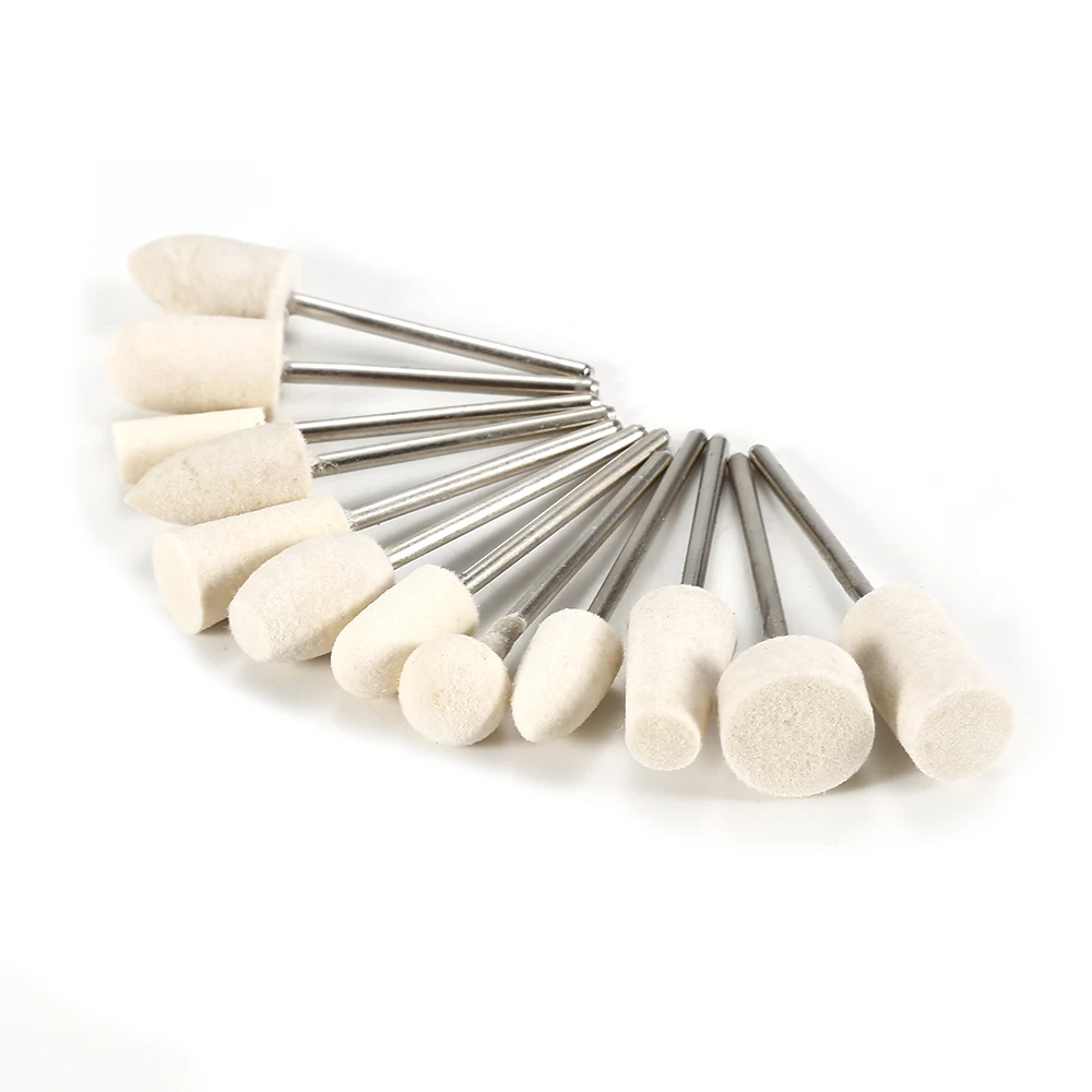 12 шт насадка для измельчения шерсти ногтей сверла средство удаления кутикул