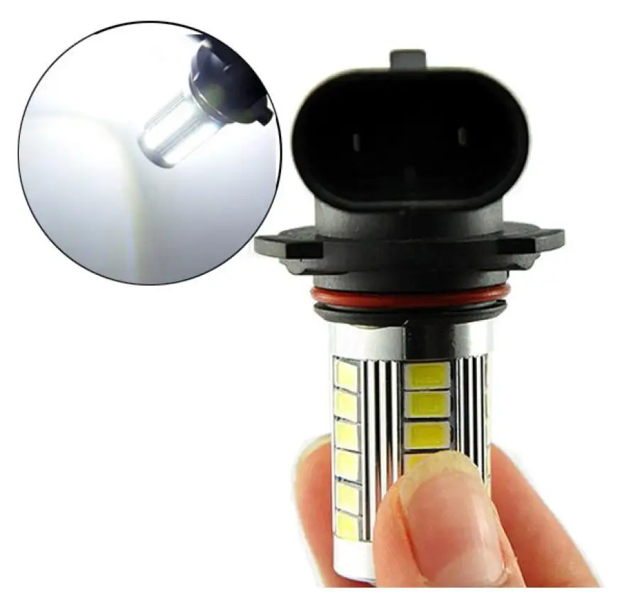 Франшиза 1pc12V 9005 5630 SMD 33 светодиодный Белый Авто автомобильная противотуманная