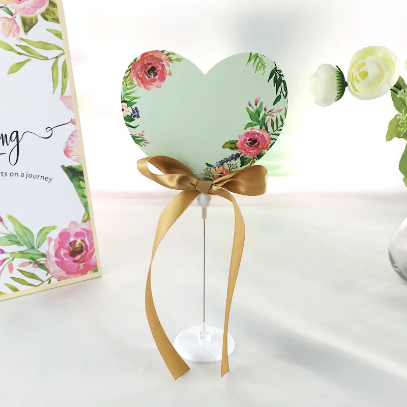 10 шт./лот творческие свадебные цветные стол в форме сердца номерные карты с