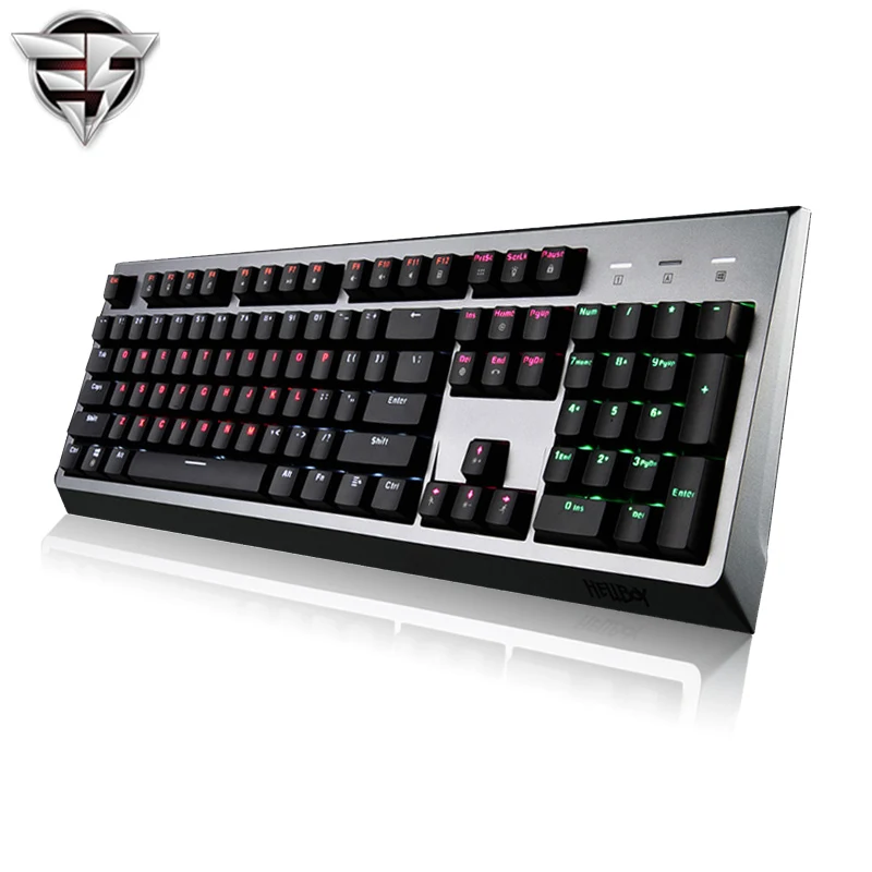 Хеллбой MX600 механическая клавиатура 104key черный красный Cherry MX Настенные