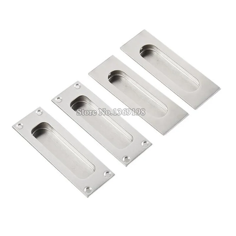 Топ Дизайн 10 шт раздвижные двери скрытые ручки из нержавеющей стали Невидимая