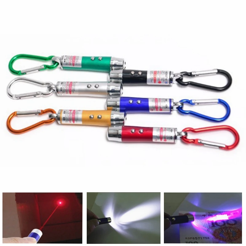 2 In1 красная лазерная указка ручка с белый светодиодный светильник показать палка