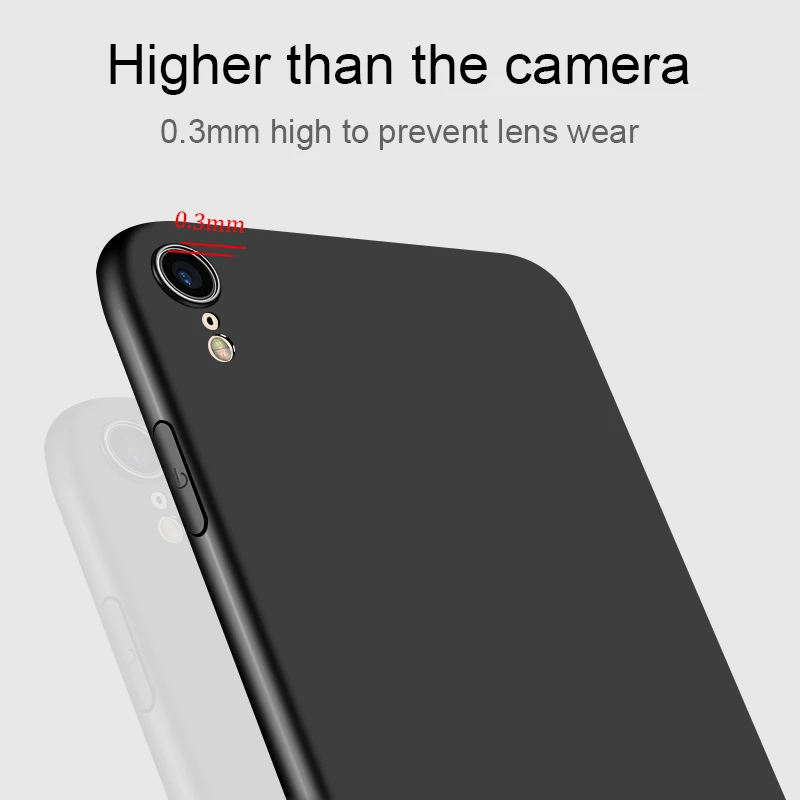 VVKing For iphone XR Case Ultra Thin Soft TPU Matte Cover iPhone X XS MAX Apple 6 6S 7 8 Plus Coque |