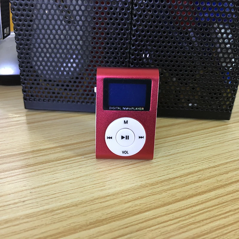 Мини Спорт mp 3 плеер с зажимом Музыка Мода портативный светильник mp3