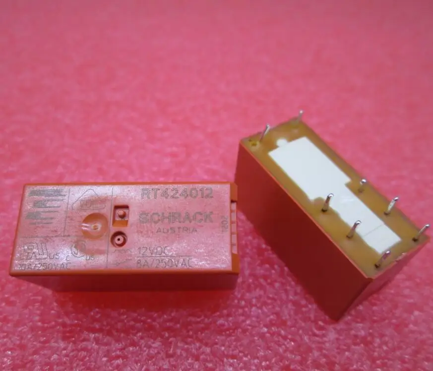 Новое реле RT424012 12VDC RT424012A DC12V 12V 8A 250VAC 8PIN|12vdc relay|relay 12vdcrelay 12v 8pin |