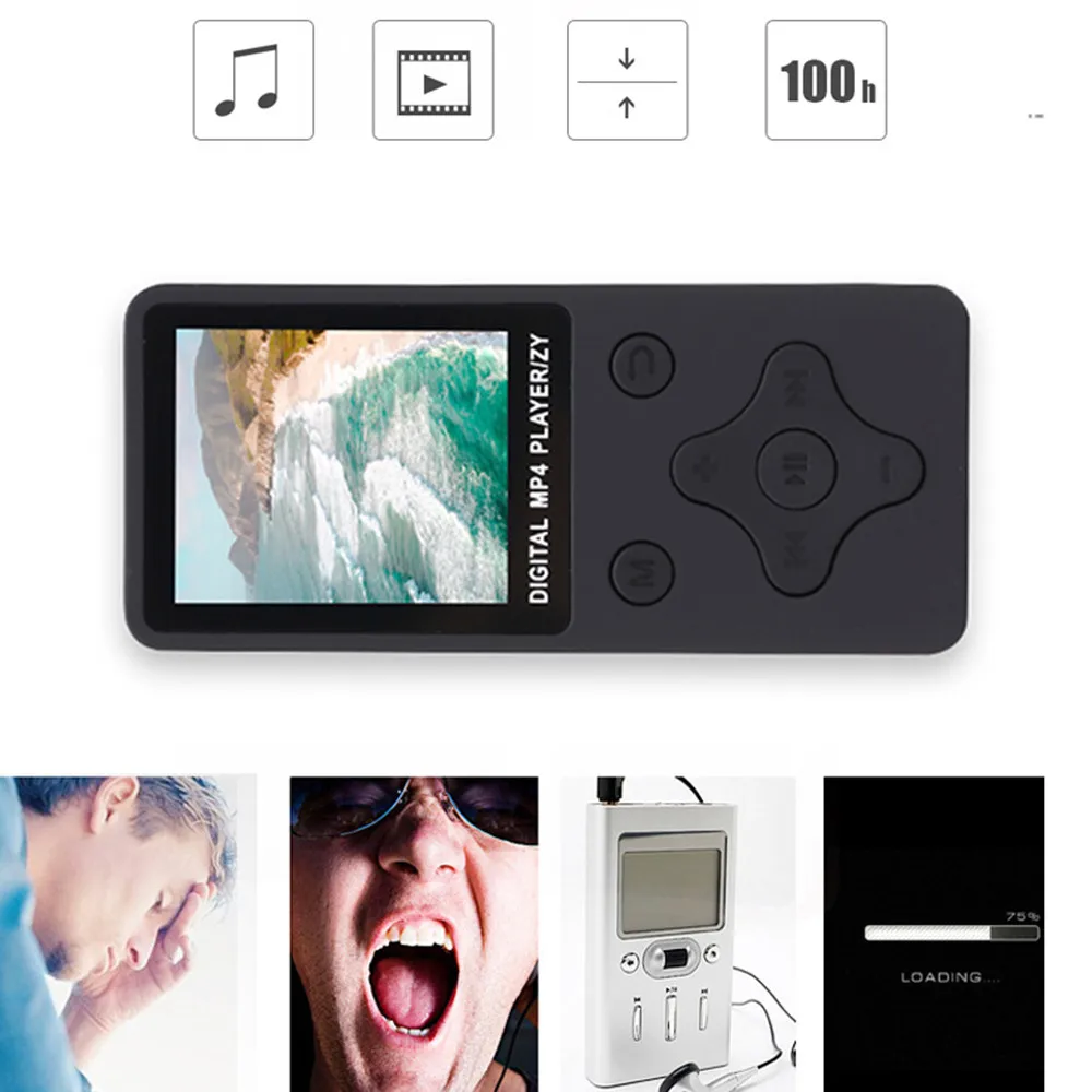 OMESHIN мини Mp3 плеер со встроенным динамиком Высокое качество портативный MP3 без потерь Звук Музыкальный плеер fm-рекордер MP3-плеер#2