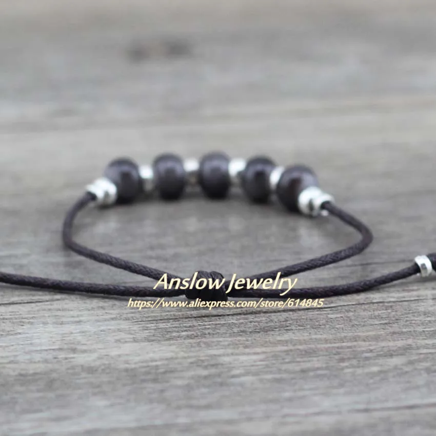 Anslow милые трендовые дизайнерские плетеные браслеты Bijoux кожаный веревочный браслет пара браслеты дружбы подарок на день рождения LOW0495LB