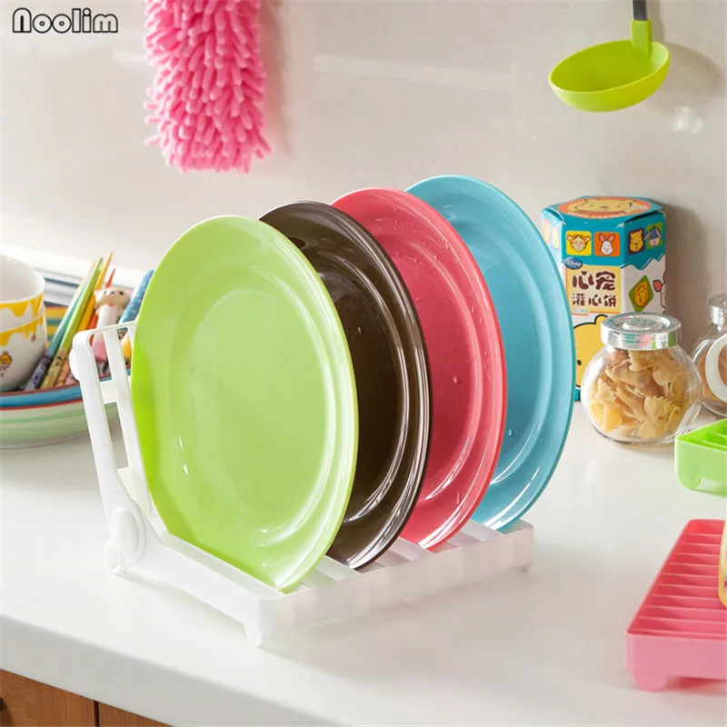 NOOLIM Прочная Складная чаша полка для посуды Полка кухни держатель хранения
