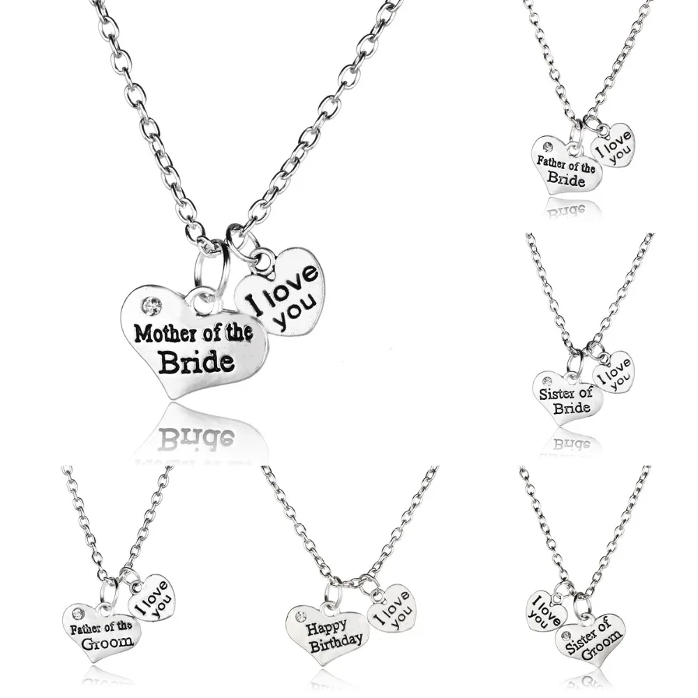 Ювелирные изделия Bespmosp для женщин и мужчин романтическое ожерелье с цепочкой в