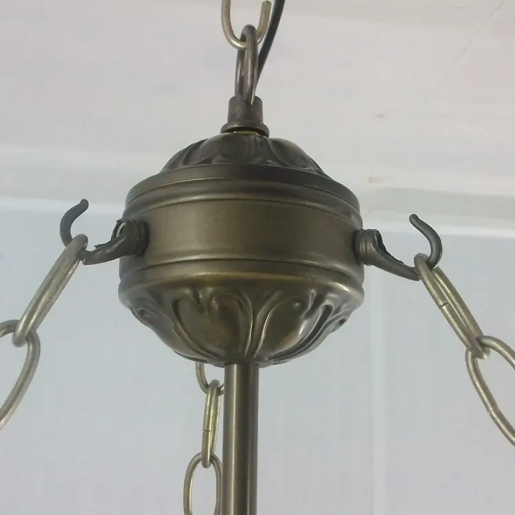 50 см Европейский стиль гостиная отель обратный кулон Тиффани лампы стекло