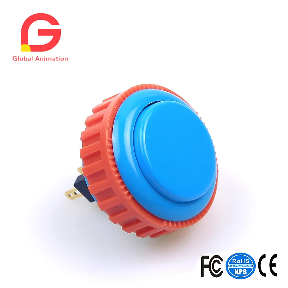 6 шт./партия OBSN 30 винт в аркадной кнопке для Raspberry Pi PS2 PS3 XBOX 360 и MAME USB джойстик DIY