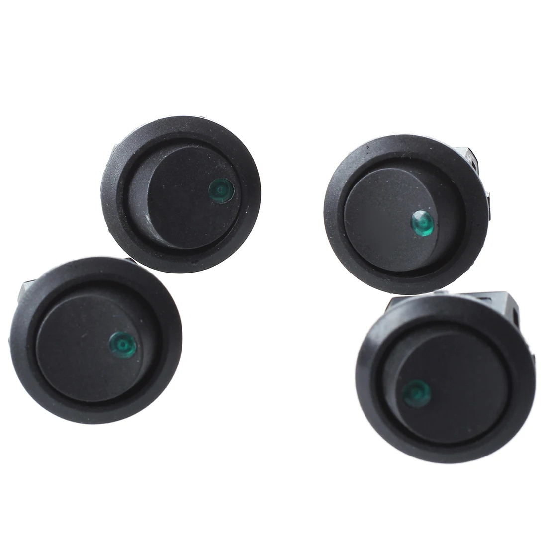 4 PCS Rocker Switch with an LED Indicator - Green | Обустройство дома