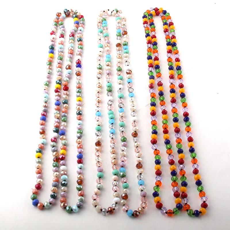 MOODPC модные богемные ювелирные изделия разноцветное Хрустальное длинное