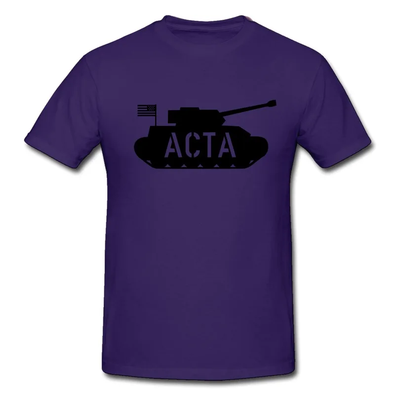 2014 Summer Style Casual Shirt Men ACTA Tank And American Flag Custom Shirts for Boy | Мужская одежда