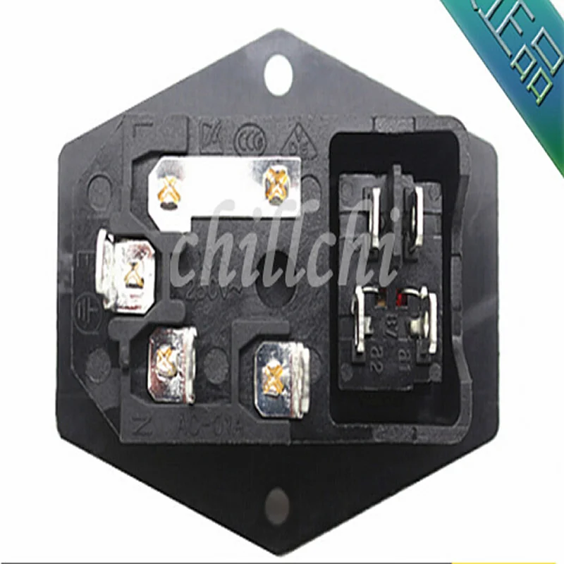 10 шт./светильник кой три розетки питания переменного тока четыре клавишных