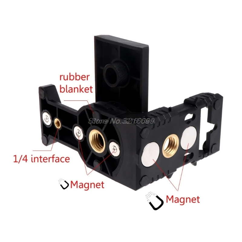 OOTDTY 1/4 &quot 5/8&quot Магнитный настенный кронштейн l образный Штатив Адаптер для
