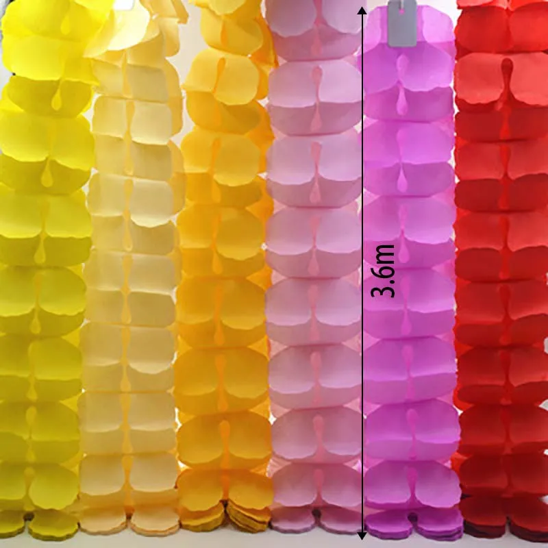 Однотонные гирлянды 3 6 метров гирлянда из клевера картонная занавеска на день